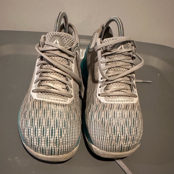 Reebok CN1042 Womens Crossfit Nano 8.0 Training Athletic Shoes Gray Blue Sz 6 - Picture 2 of 7